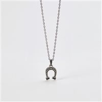 Collana Mabina Uomo U che Fortuna in Argento 553476 - 553476